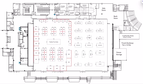 TSB Arena Layout
